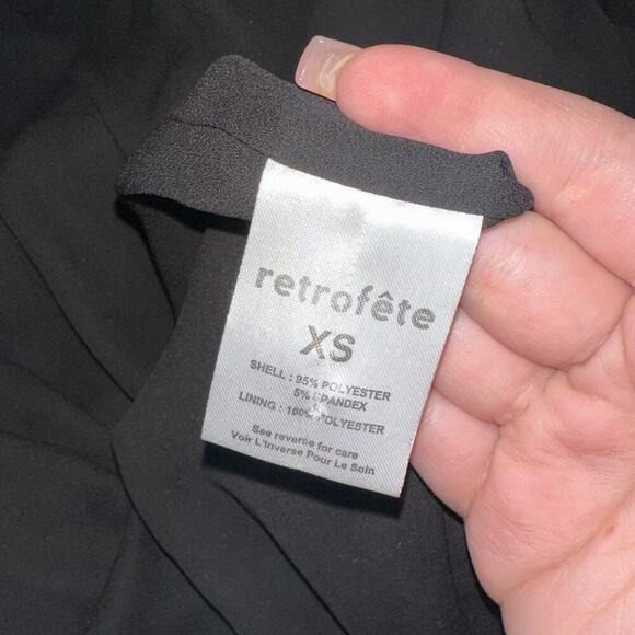 Retrofete NWT Flora Metallic Jersey Midi Wrap Dress in Bronze V-Neck Size XS - Picture 8 of 11